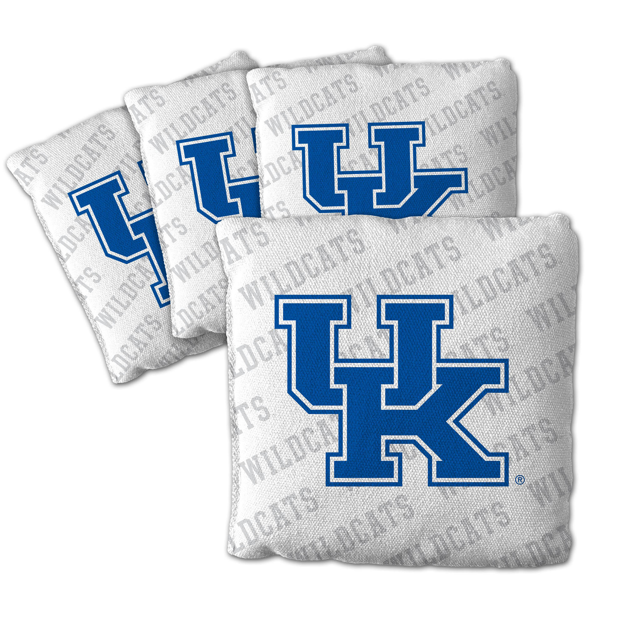 Fanpoint Kentucky Wildcats Four-Piece Cornhole Bag Set