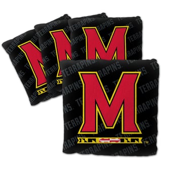 IDNA Maryland Terrapins Four-Piece Cornhole Bag Set