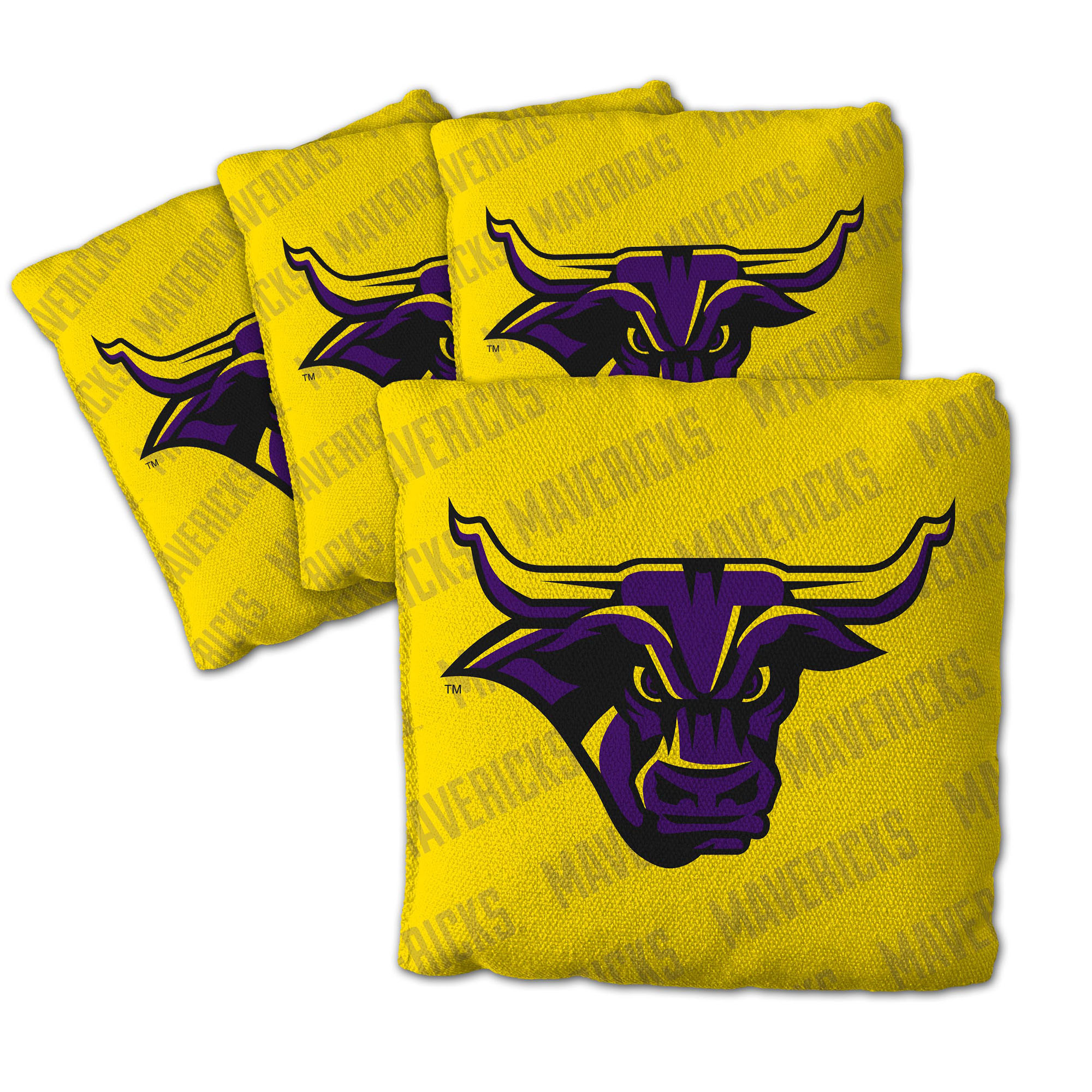 Fanpoint Minnesota State Mavericks Four-Piece Cornhole Bag Set