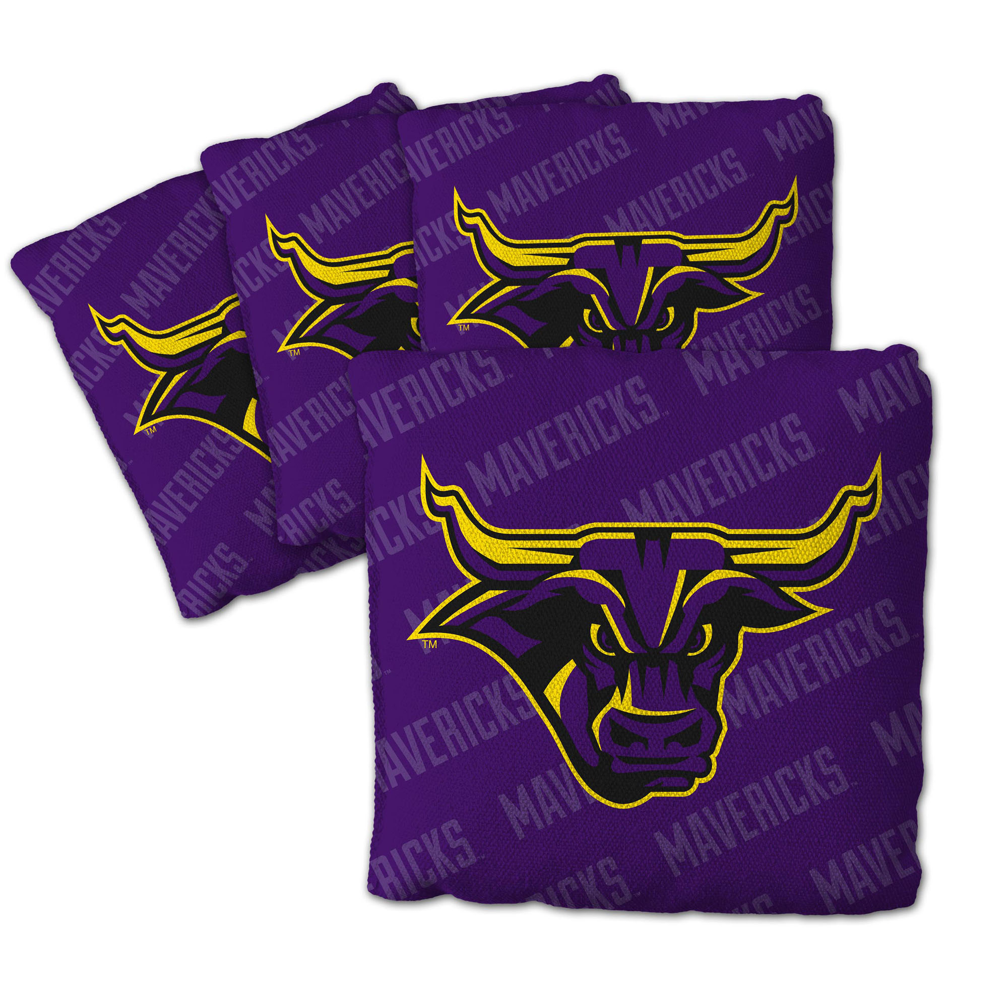 Fanpoint Minnesota State Mavericks Four-Piece Cornhole Bag Set