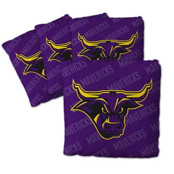 Fanpoint Minnesota State Mavericks Four-Piece Cornhole Bag Set
