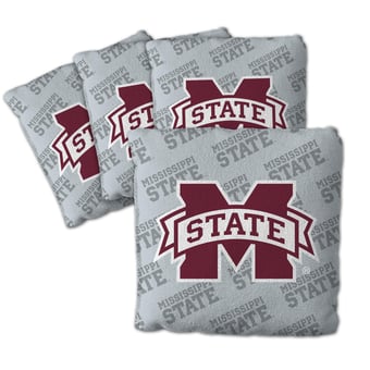 IDNA Mississippi State Bulldogs Four-Piece Cornhole Bag Set