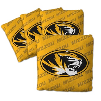 IDNA Missouri Tigers Four-Piece Cornhole Bag Set