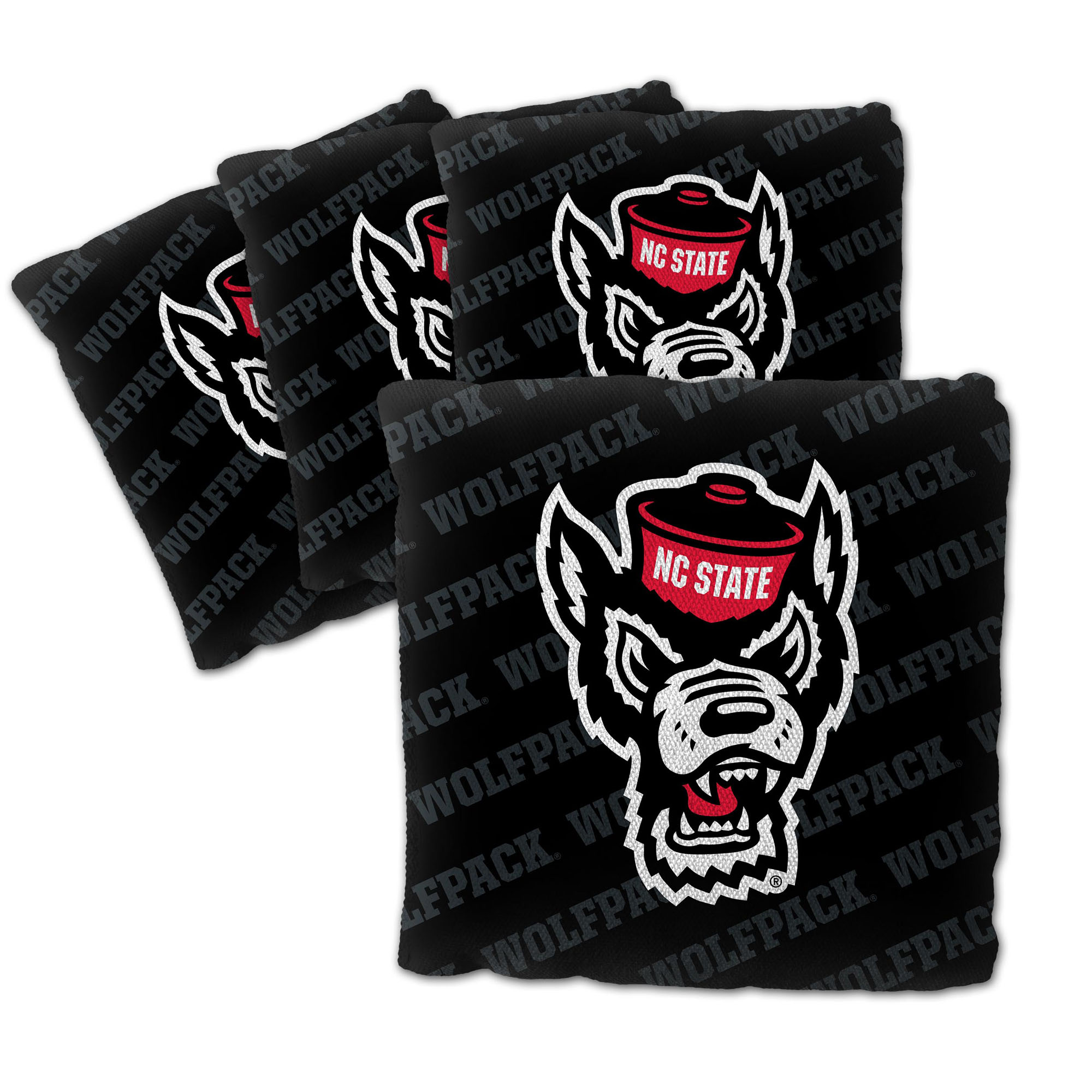 Fanpoint NC State Wolfpack Four-Piece Cornhole Bag Set