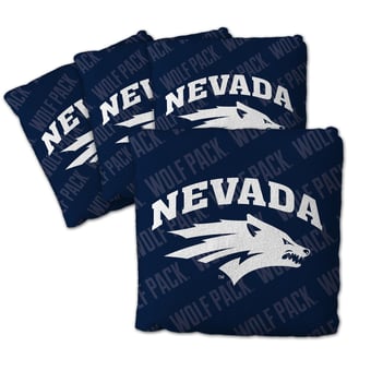 Fanpoint Nevada Wolf Pack Four-Piece Cornhole Bag Set