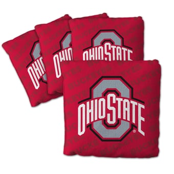 Fanpoint Ohio State Buckeyes Four-Piece Cornhole Bag Set
