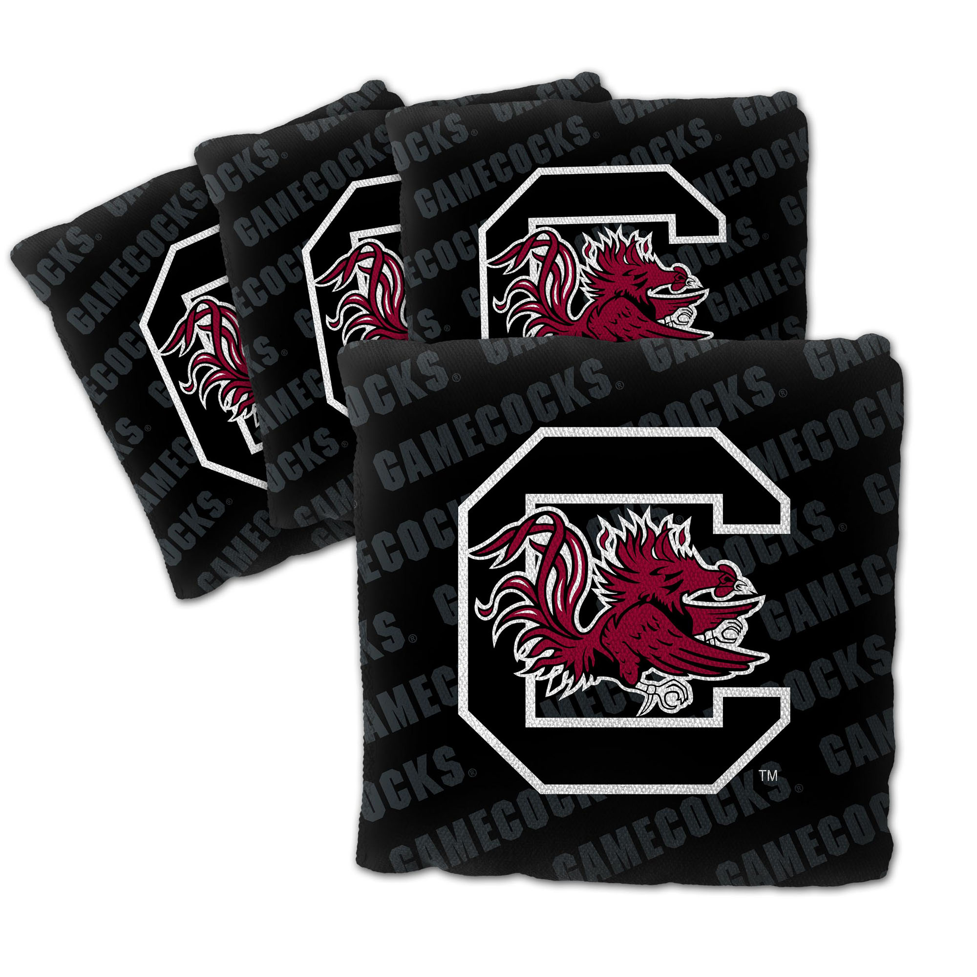 Fanpoint South Carolina Gamecocks Four-Piece Cornhole Bag Set