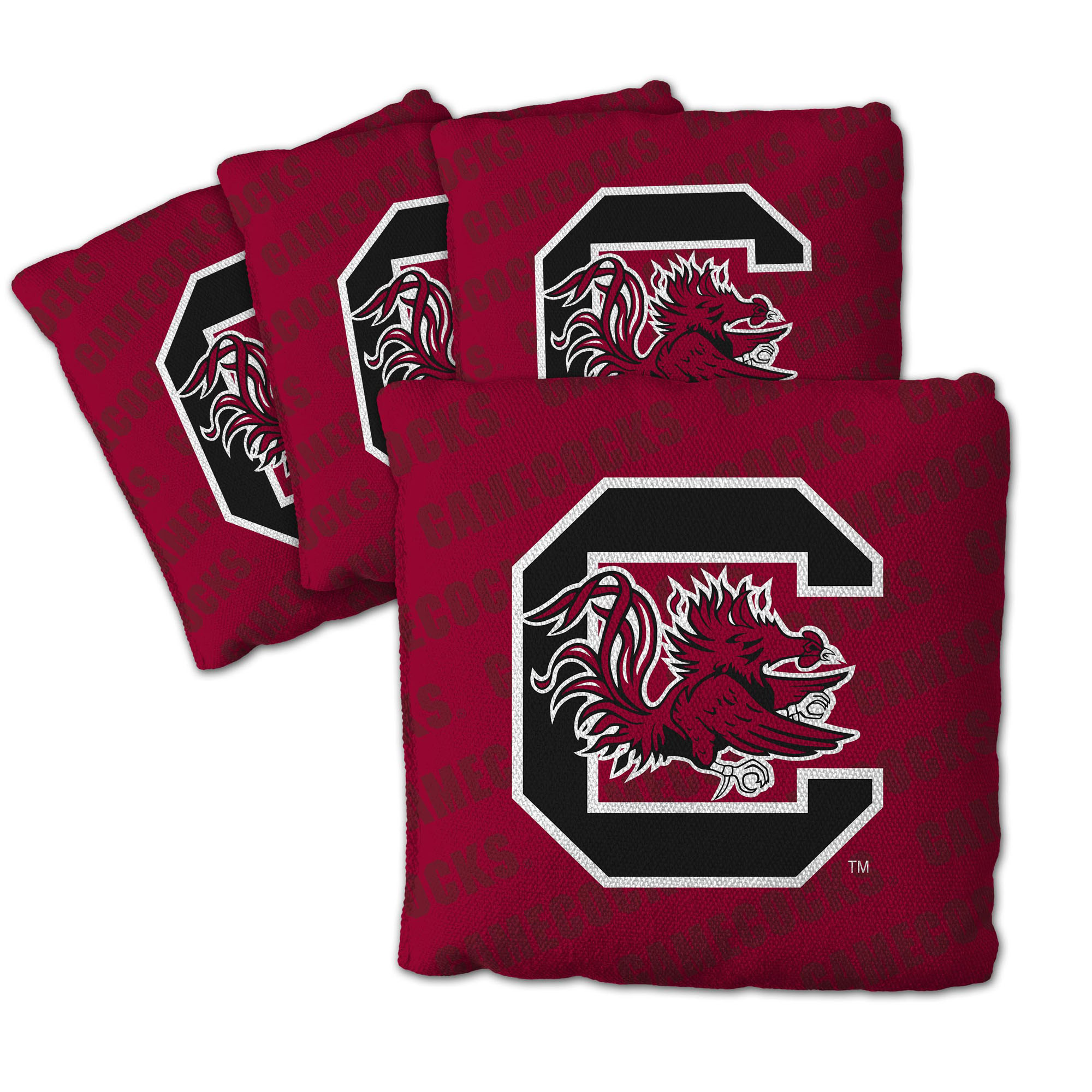 Fanpoint South Carolina Gamecocks Four-Piece Cornhole Bag Set