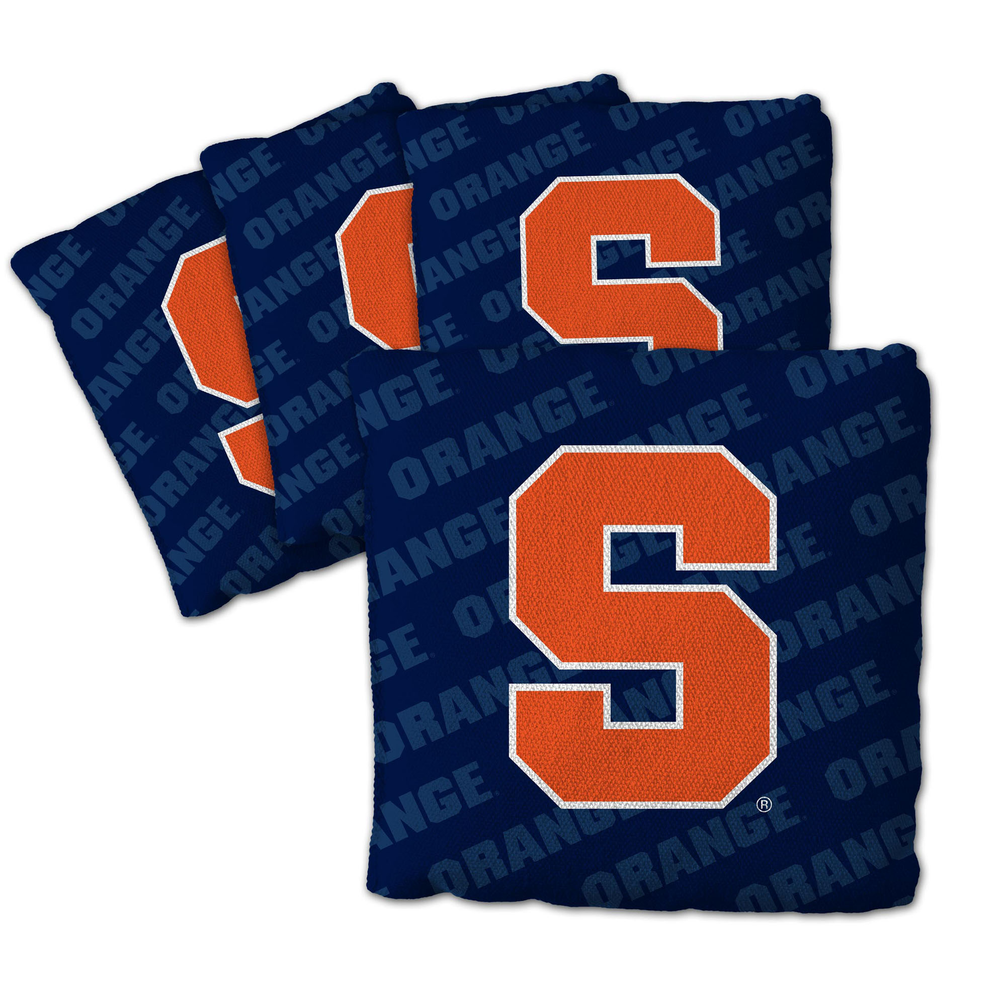 Fanpoint Syracuse Orange Four-Piece Cornhole Bag Set