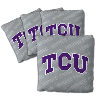 IDNA TCU Horned Frogs Four-Piece Cornhole Bag Set