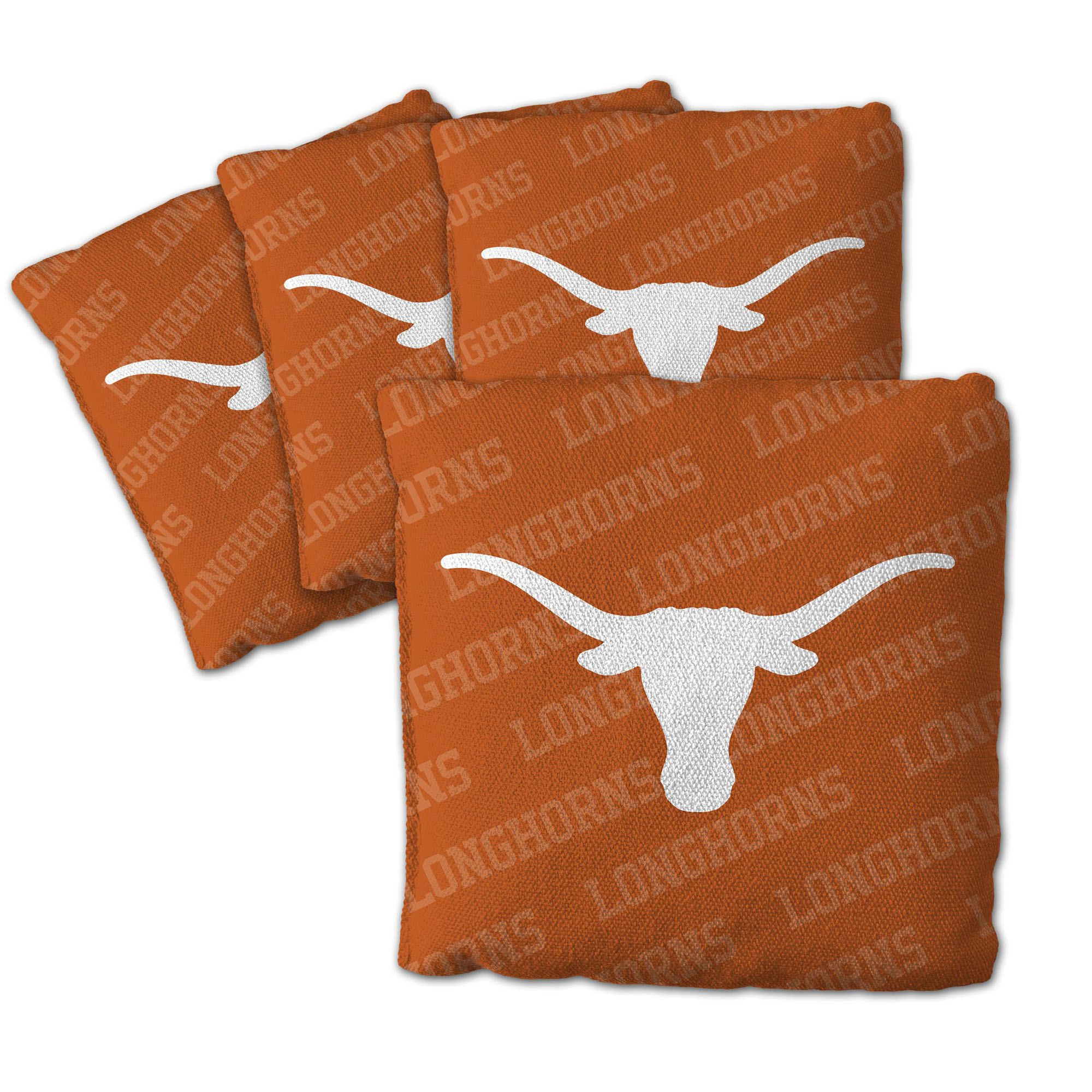 Fanpoint Texas Longhorns Four-Piece Cornhole Bag Set