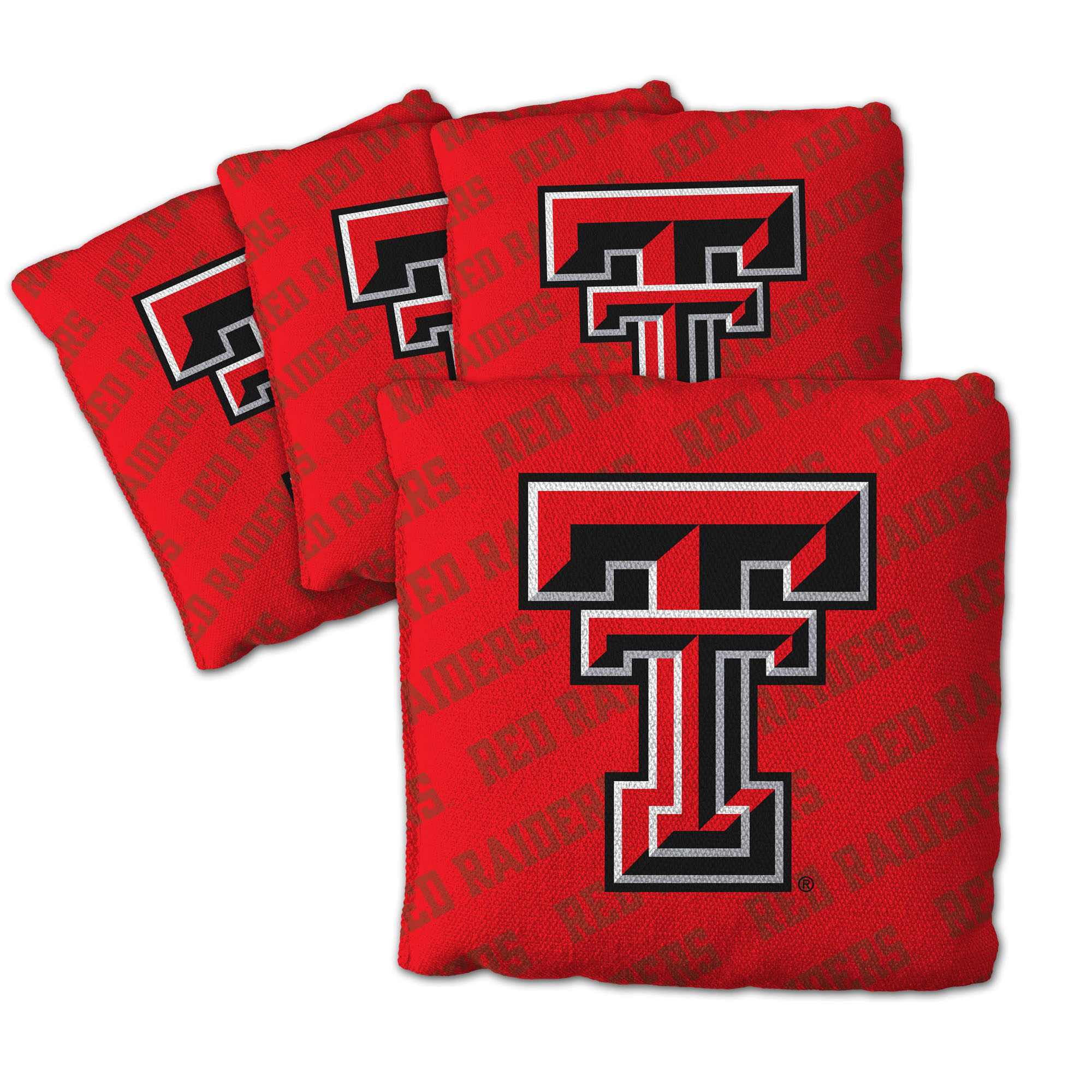Fanpoint Texas Tech Red Raiders Four-Piece Cornhole Bag Set