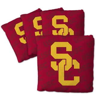 IDNA USC Trojans Four-Piece Cornhole Bag Set