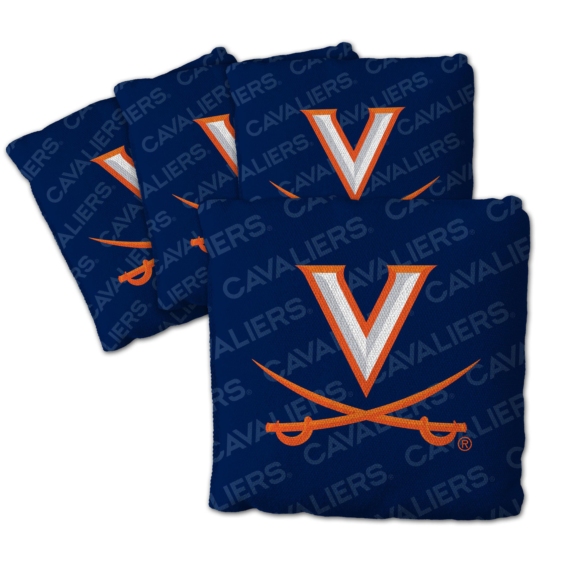 Fanpoint Virginia Cavaliers Four-Piece Cornhole Bag Set