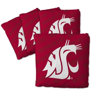 Fanpoint Washington State Cougars Four-Piece Cornhole Bag Set