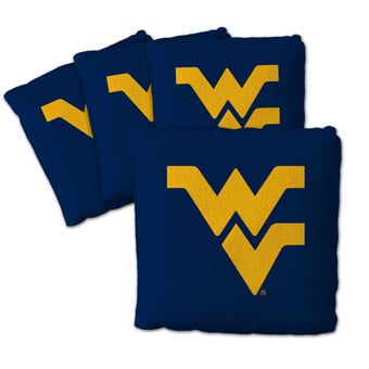 Fanpoint West Virginia Mountaineers Four-Piece Cornhole Bag Set