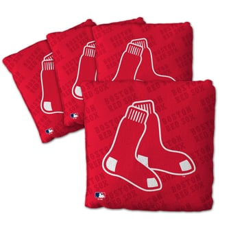 Fanpoint Boston Red Sox Four-Piece Cornhole Bag Set
