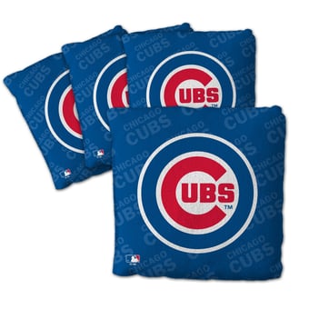 Fanpoint Chicago Cubs Four-Piece Cornhole Bag Set