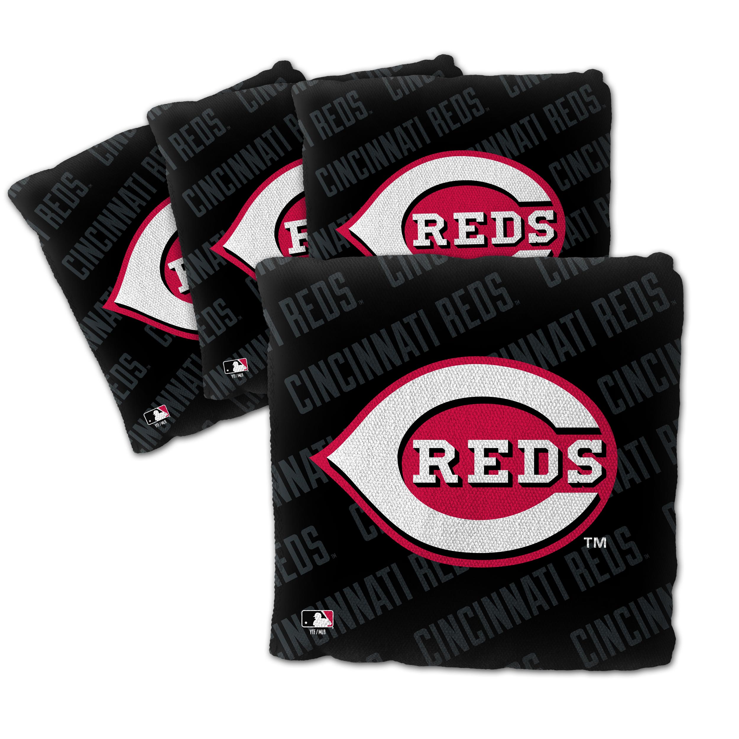 Fanpoint Cincinnati Reds Four-Piece Cornhole Bag Set