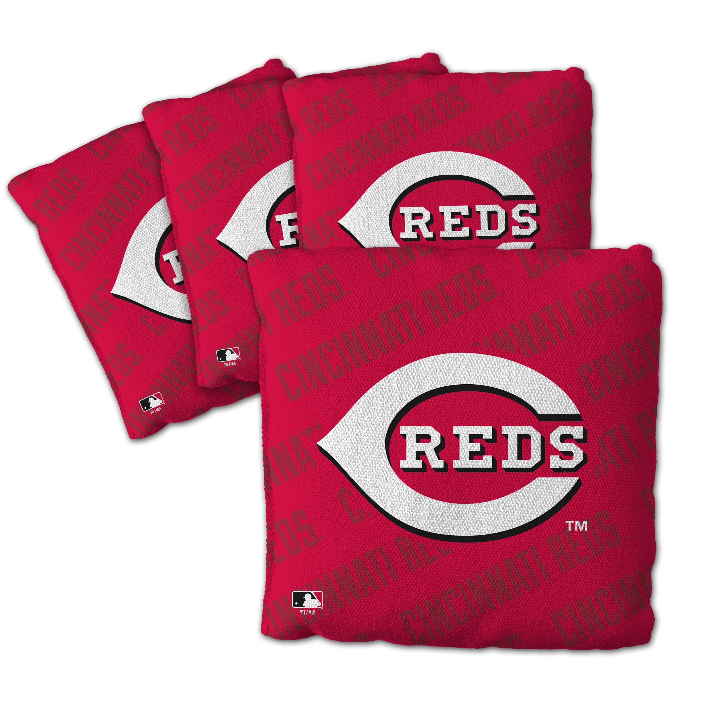 Fanpoint Cincinnati Reds Four-Piece Cornhole Bag Set