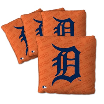 Fanpoint Detroit Tigers Four-Piece Cornhole Bag Set