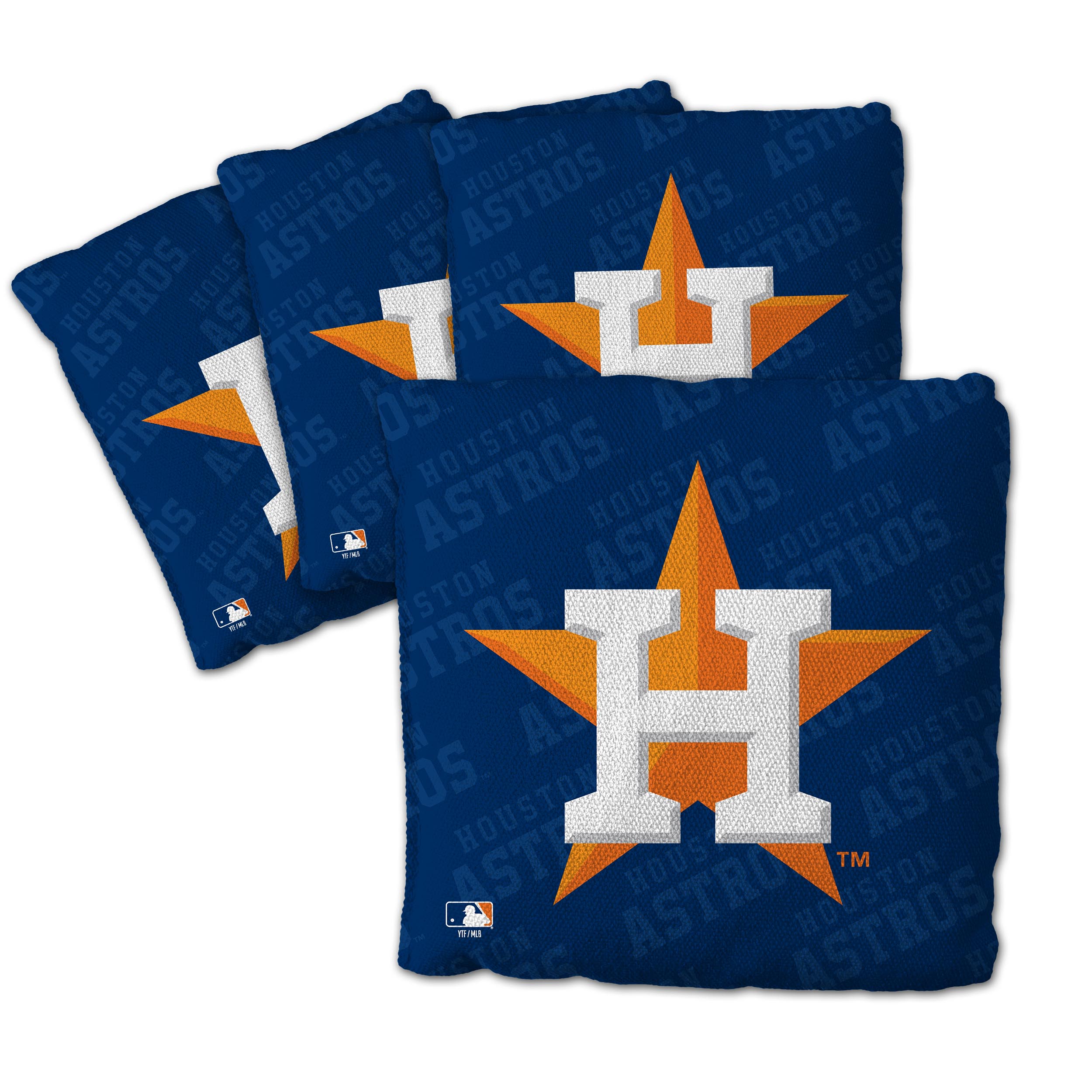 Fanpoint Houston Astros Four-Piece Cornhole Bag Set