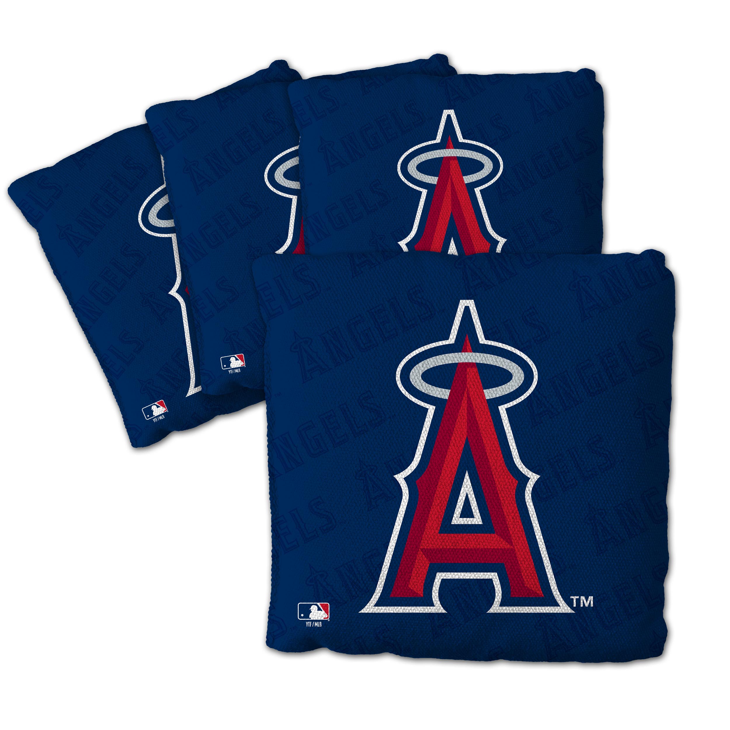 Fanpoint Los Angeles Angels Four-Piece Cornhole Bag Set