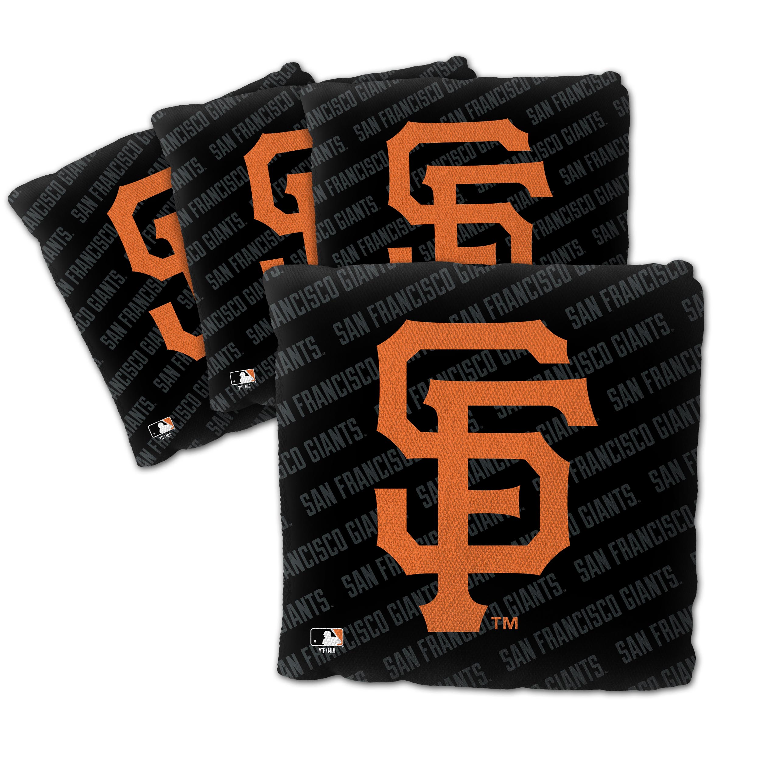 Fanpoint San Francisco Giants Four-Piece Cornhole Bag Set