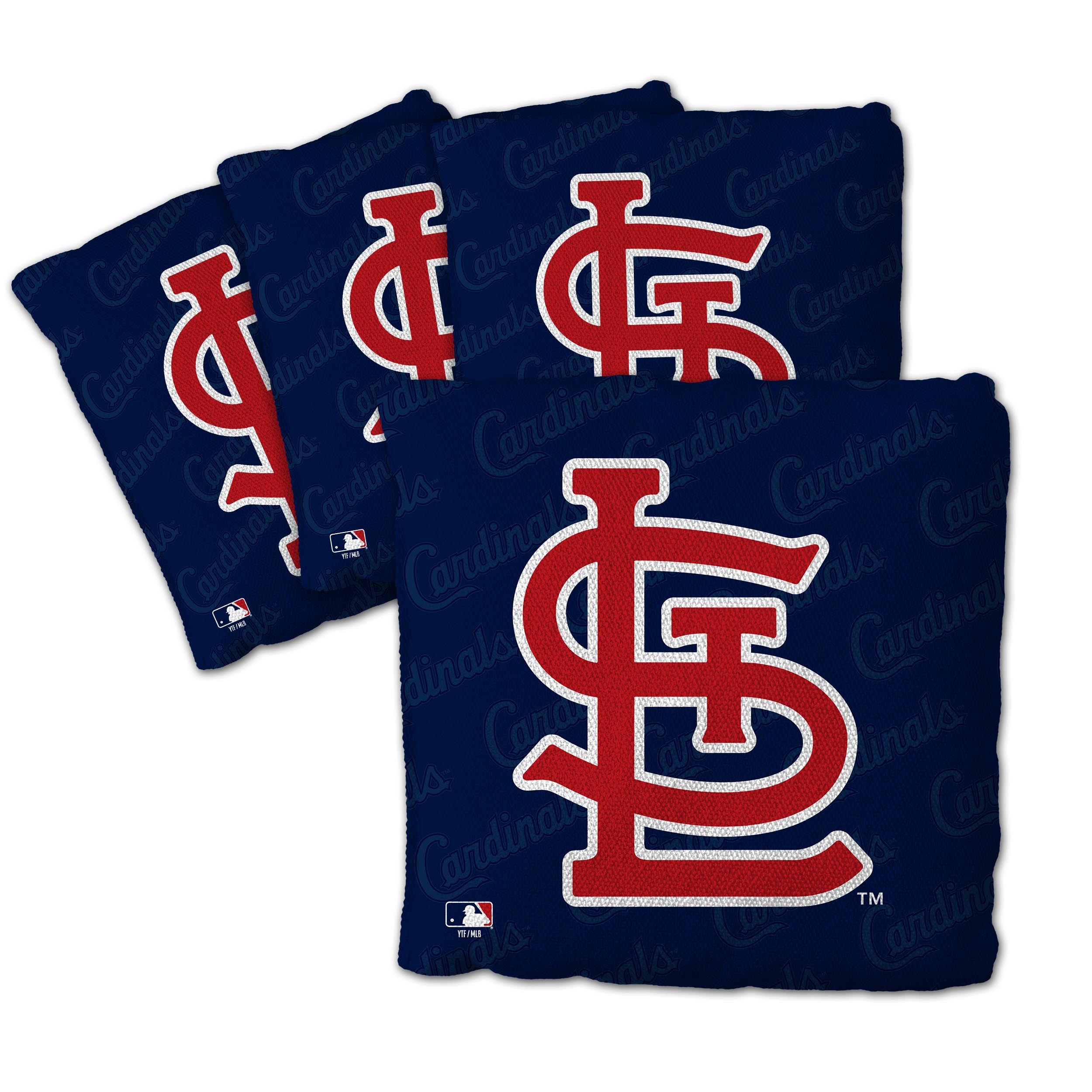 Fanpoint St. Louis Cardinals Four-Piece Cornhole Bag Set