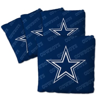 Fanpoint Dallas Cowboys Four-Piece Cornhole Bag Set