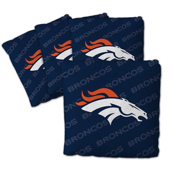 IDNA Denver Broncos Four-Piece Cornhole Bag Set