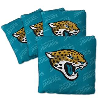Fanpoint Jacksonville Jaguars Four-Piece Cornhole Bag Set