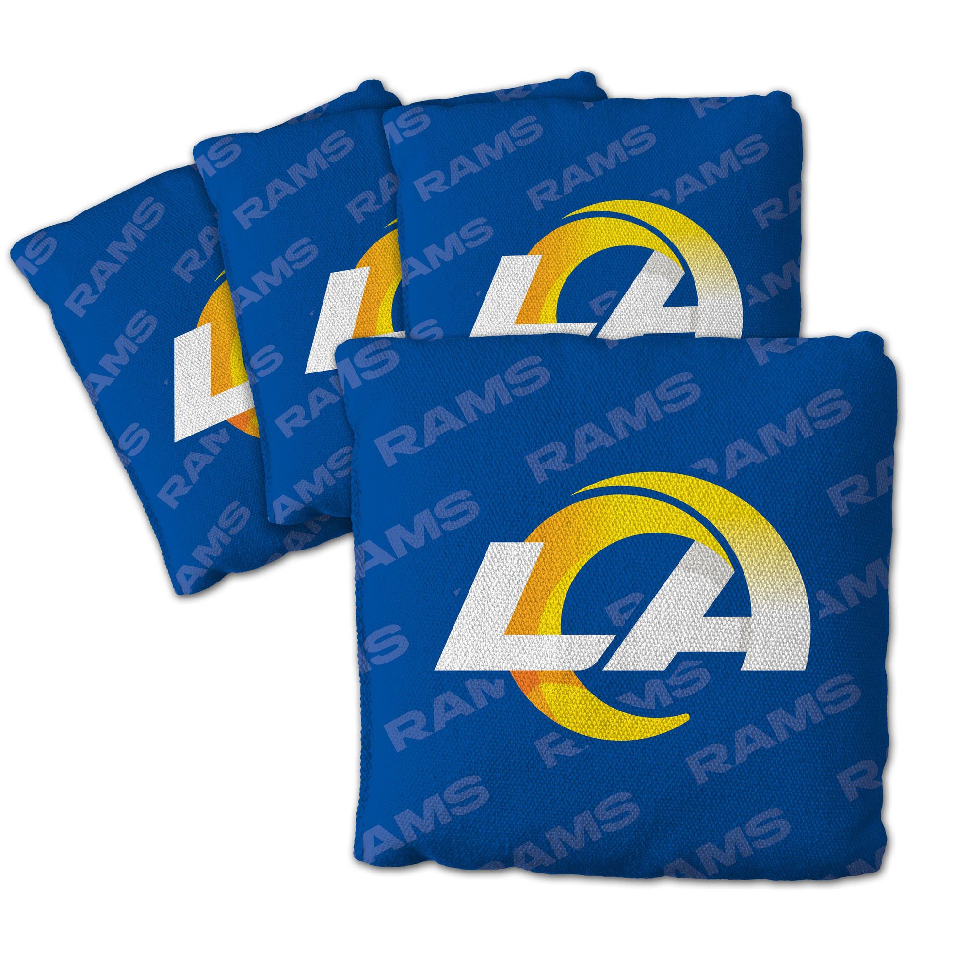 Fanpoint Los Angeles Rams Four-Piece Cornhole Bag Set