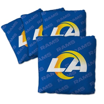 Fanpoint Los Angeles Rams Four-Piece Cornhole Bag Set