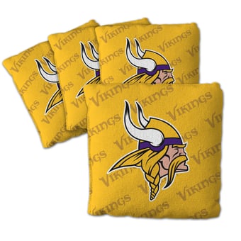 Fanpoint Minnesota Vikings Four-Piece Cornhole Bag Set