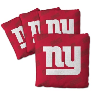Fanpoint New York Giants Four-Piece Cornhole Bag Set