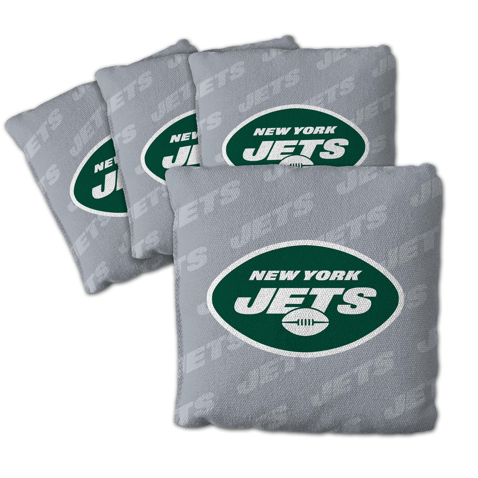 Fanpoint New York Jets Four-Piece Cornhole Bag Set