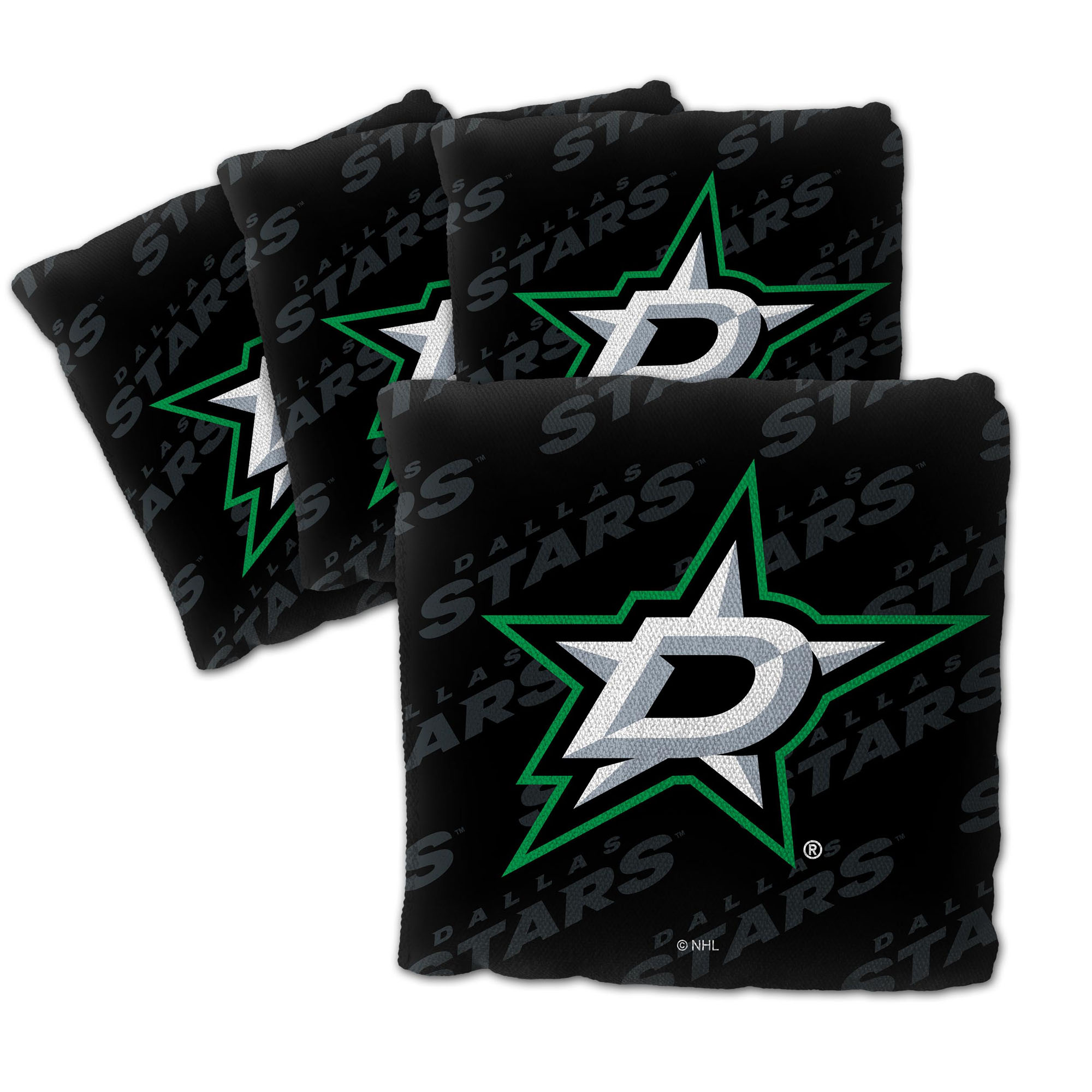 Fanpoint Dallas Stars Four-Piece Cornhole Bag Set