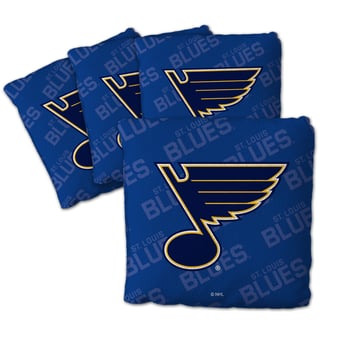Fanpoint St. Louis Blues Four-Piece Cornhole Bag Set