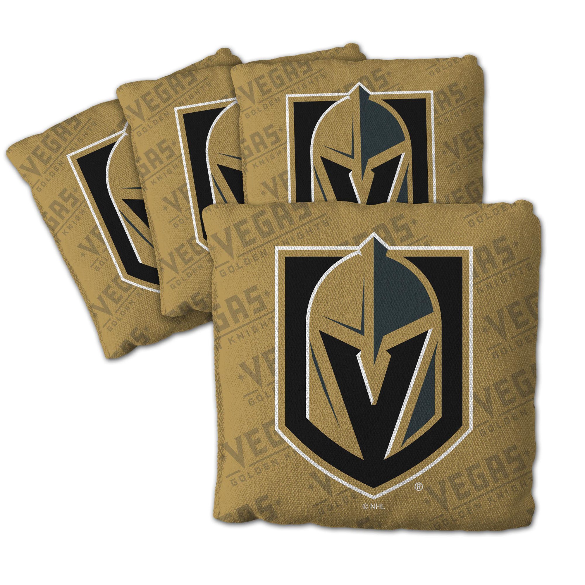 Fanpoint Vegas Golden Knights Four-Piece Cornhole Bag Set