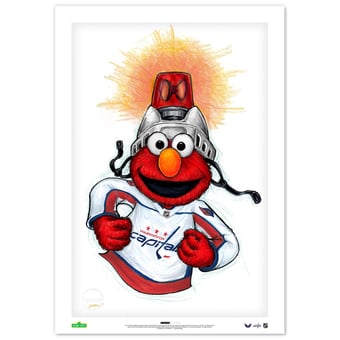 Elmo Washington Capitals 24" x 36" Sesame Street Limited Edition Fine Art Print