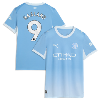 Women's Puma Erling Haaland Light Blue Manchester City 2026/27 Home Replica Jersey