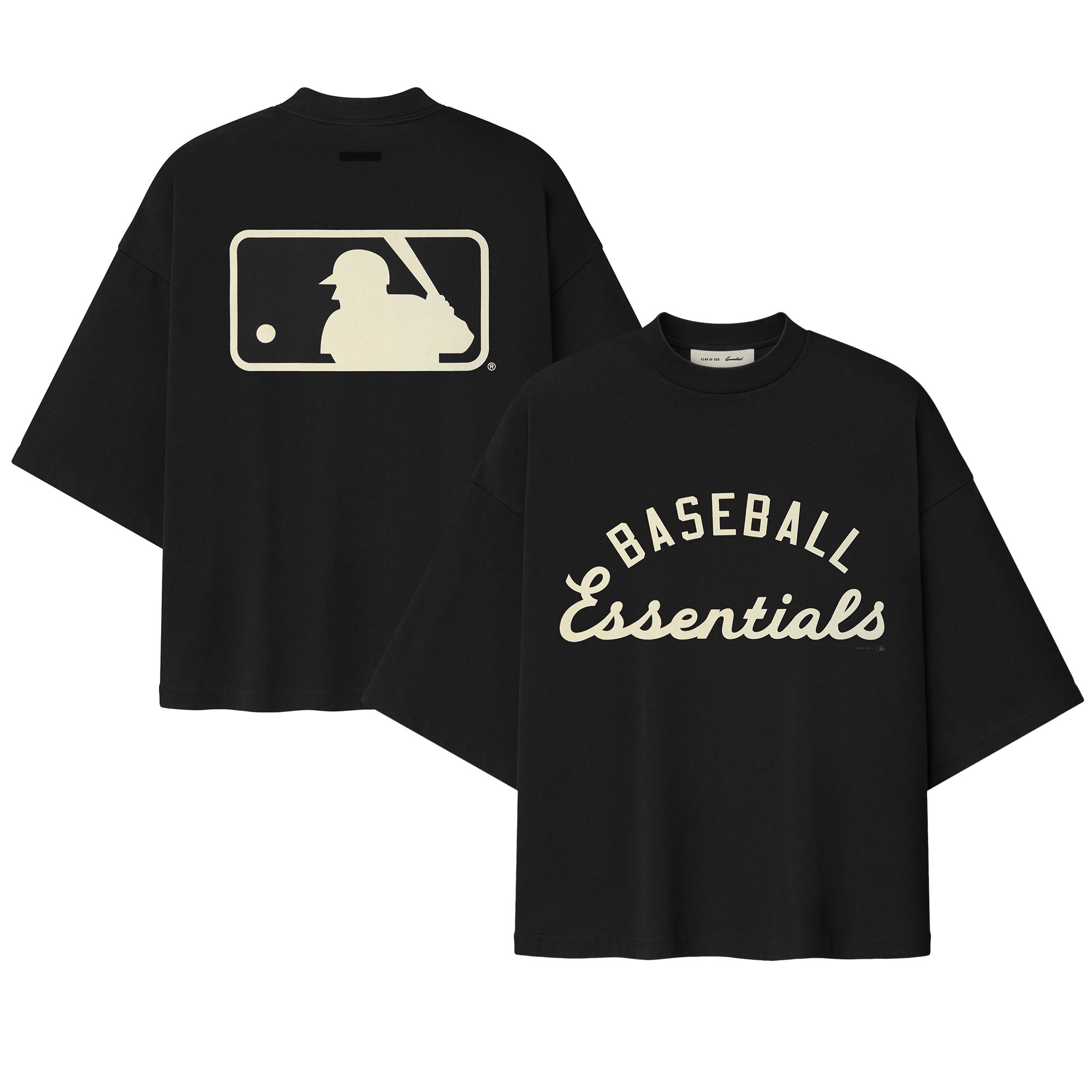 Unisex Fear of God x MLB  Black Merch T-Shirt