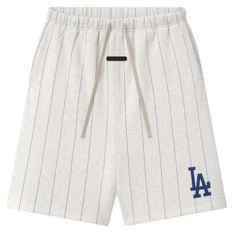 Unisex Fear of God x MLB  Oatmeal Los Angeles Dodgers 90s Sweatshorts