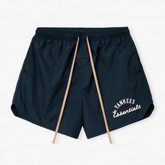Men's Fear of God x MLB Navy New York Yankees Gym Shorts
