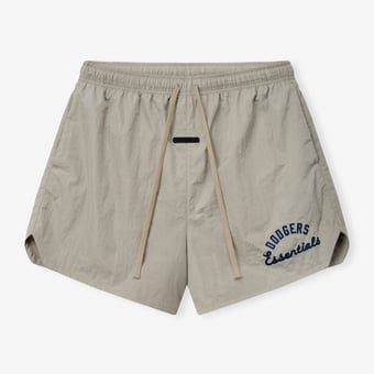 Men's Fear of God x MLB Gray Los Angeles Dodgers Gym Shorts