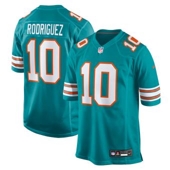 Men's Nike Jacob Rodriguez Aqua Miami Dolphins Alternate Game Jersey