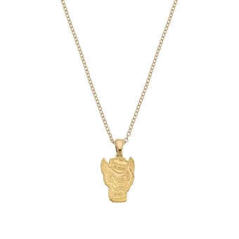 Women's CANVAS Style NC State Wolfpack Gold-Plated Pendant Necklace