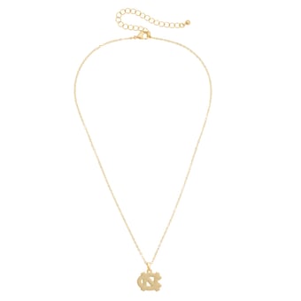 Women's CANVAS Style North Carolina Tar Heels Gold-Plated Pendant Necklace