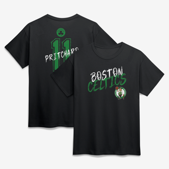 Men's Payton Pritchard Black Boston Celtics Hustle Name & Number T-Shirt